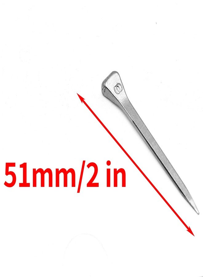Surf turtle E5 Horseshoe Nails 50 Pcs 2 Inches Low Carbon Steel Horse Hoof Nails Horse Training Supplies Tool for Securing Firmly - Image 2